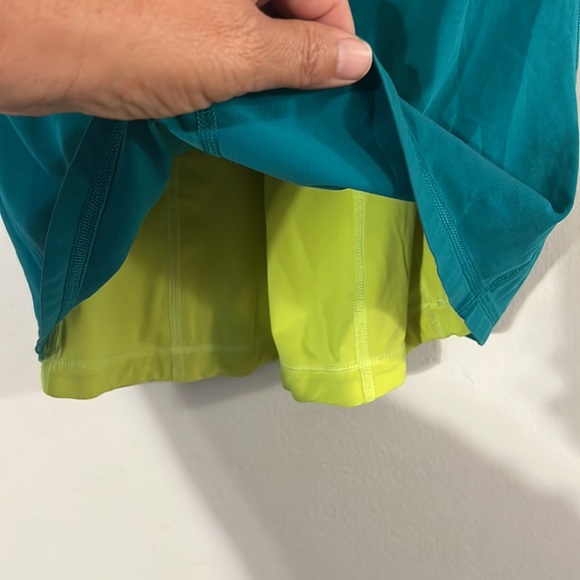 Lucy Teal and Lime Women's Top - Picture 5 of 6